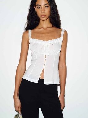 NWOT Reformation Eveline Top